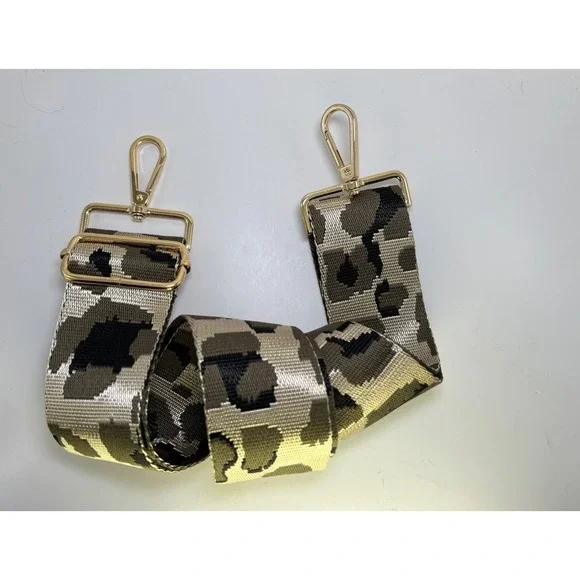 Bronze 2" Wide Adjustable Replacement Purse Crossbody Strap Bundle Gold Hdw - Picture 4 of 4